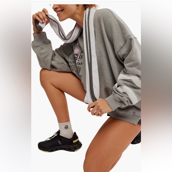 FP MOVEMENT ALL STAR LOGO SWEATSHIRT SIZE XL MSRP $98.00 NWT - Picture 5 of 14